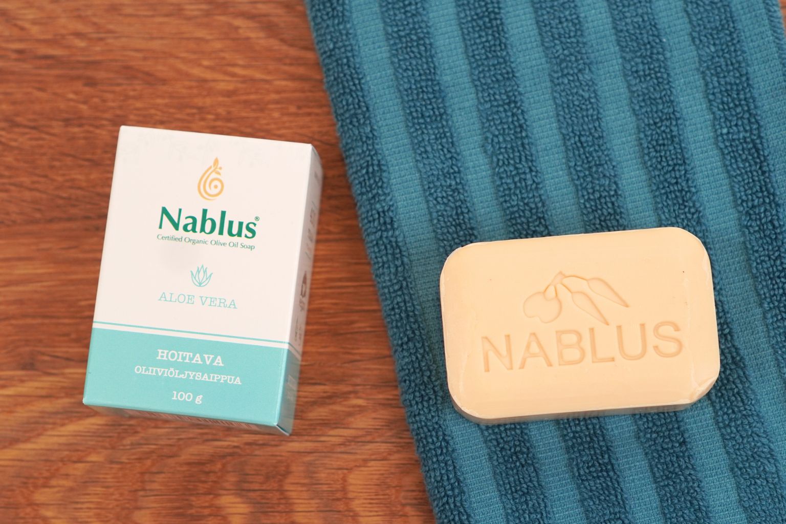 Aloe Vera Aloe Vera Nablus palasaippua luomuoliiviöljy