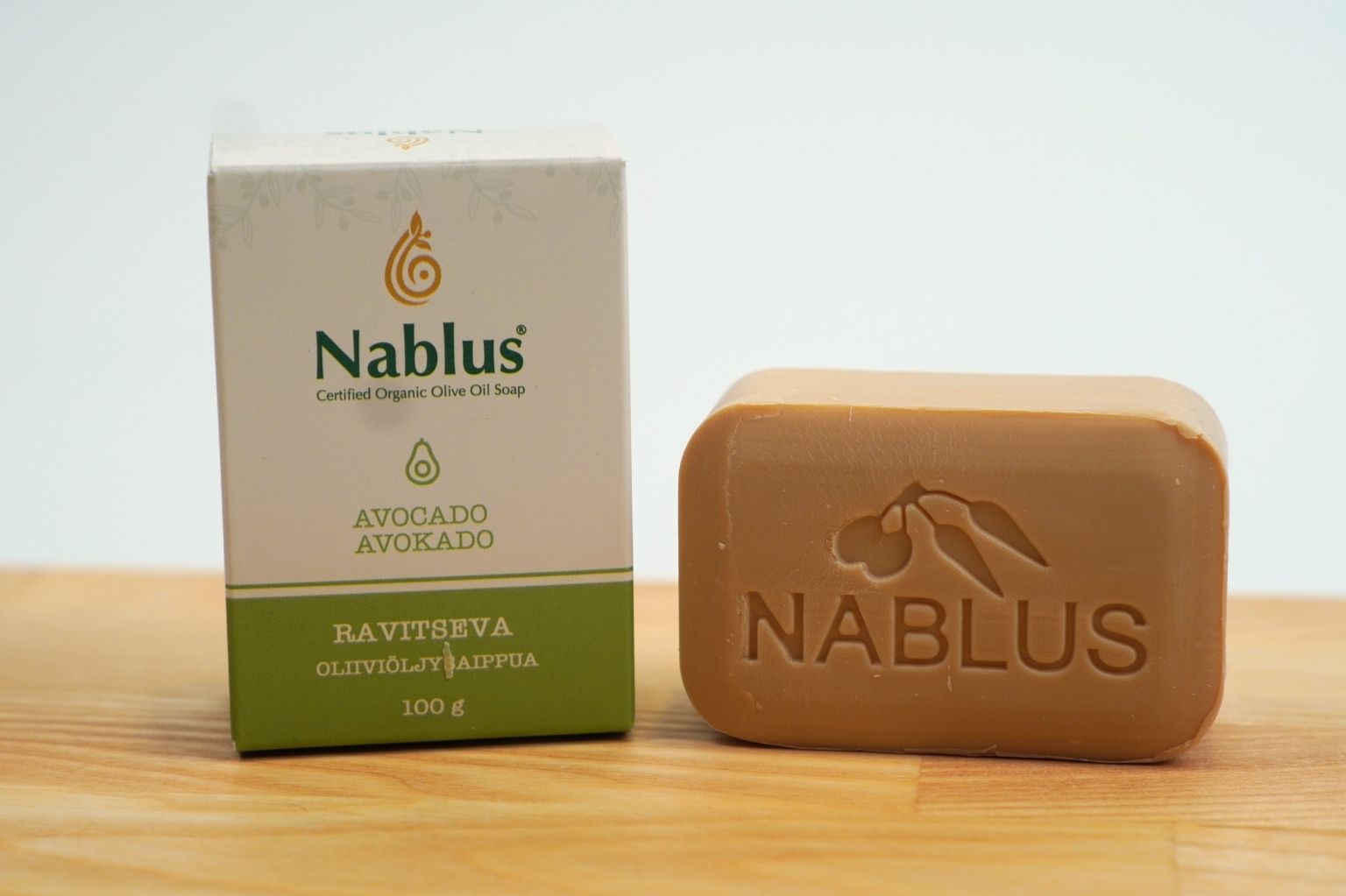 Nablus luomuoliiviöljysaippua - Avocado